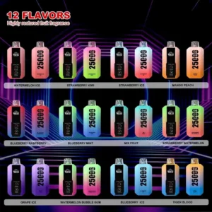Bang 25000 Puffs LED Display Disposable Vape Pod – 0–5% Nicotine Electronic Cigarette