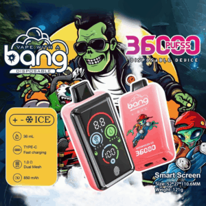 Bang 36000 – 36K Puffs Disposable Vape with Fingerprint Lock & Power Regulation