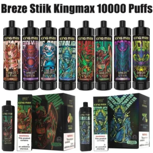 Breze Stiik BS KingMax 10000 – 20mL Mesh Coil Disposable Vape with Adjustable Airflow & Type-C Charging (0%–2% Nicotine)