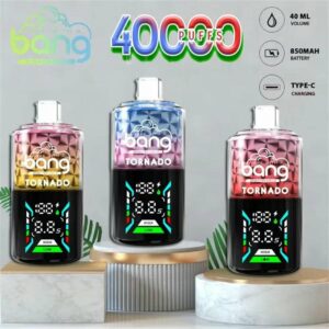 Bang Tornado 40000 – Massive Puffs, Bold Flavor, LED Control